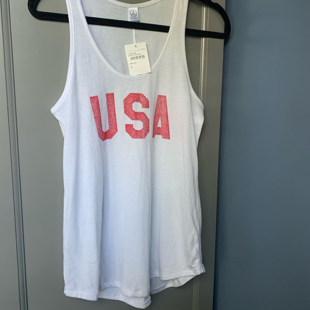 NWT- Alternative Apparel USA White Tank